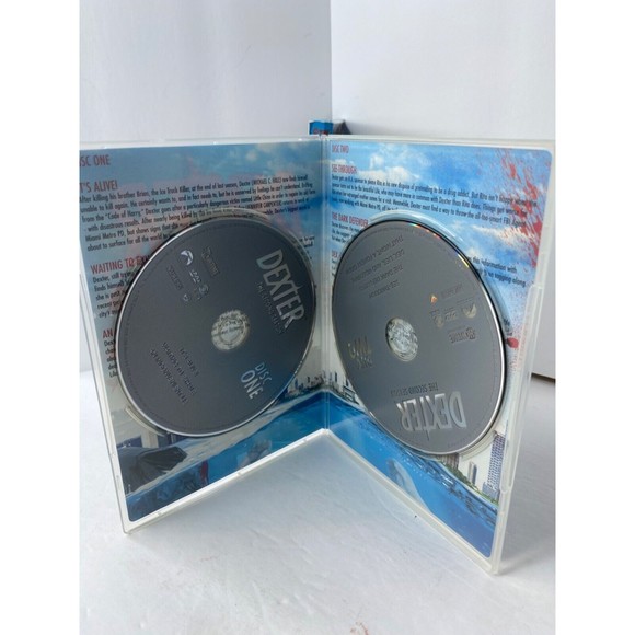 Dexter The Second Season (incomplete) 2 DVD , Disc 1,2 - Picture 2 of 5